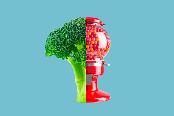 Broccoli-gumball-machine