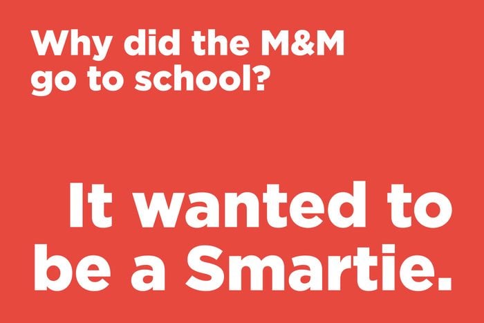 Why did the M&M go to school?