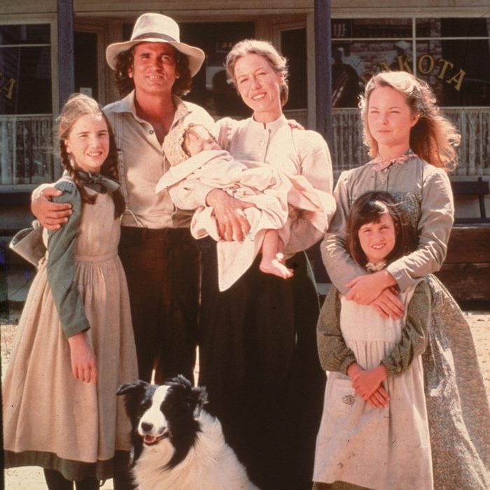 Cast Of 'Little House On The Prairie' On Set